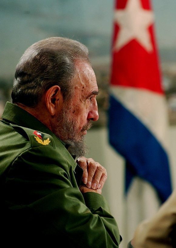Fidel Castro Ruz, líder de la Revolución cubana. Foto: Ismael Francisco Fidel Castro Ruz, líder de la Revolución cubana. Foto: Ismael Francisco