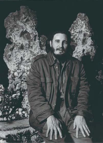 Fidel fotografiado por Agnès Varda. Fidel fotografiado por Agnès Varda.