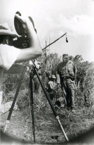 Filmación en la Sierra Maestra. Foto: Cortesía de Rebeca Chávez Filmación en la Sierra Maestra. Foto: Cortesía de Rebeca Chávez