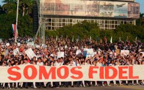 El pueblo cubano es fidelista por convicción. Foto: Anabel Díaz El pueblo cubano es fidelista por convicción. Foto: Anabel Díaz