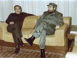 Una entrañable amistad unió a Fidel con Gabriel García Márquez. Foto: Archivo de Granma Una entrañable amistad unió a Fidel con Gabriel García Márquez. Foto: Archivo de Granma