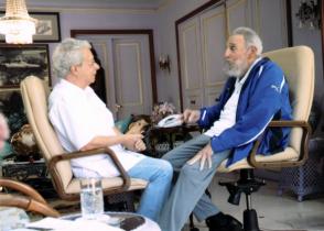 Fidel y Frei Betto el domingo 16 de febrero de 2014. Fidel y Frei Betto el domingo 16 de febrero de 2014.
