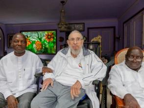 Fidel Castro junto a José Mário Vaz, Presidente de la República de Guinea Bissau